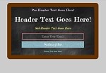 Capture Page Template - Chalkboard 3