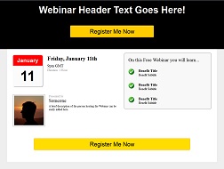 Webinar Registration Template 1